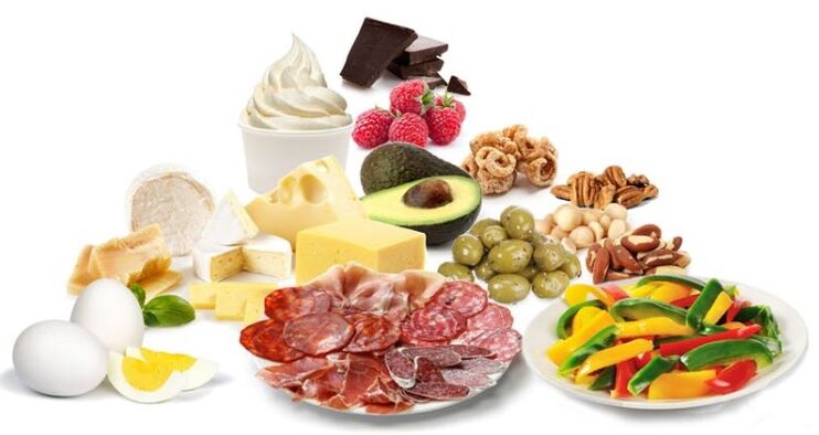 Tooted keto-dieedile